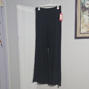 Vince Camuto Elegant Black Wide Leg Trousers